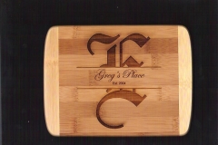 Mongram cutting board